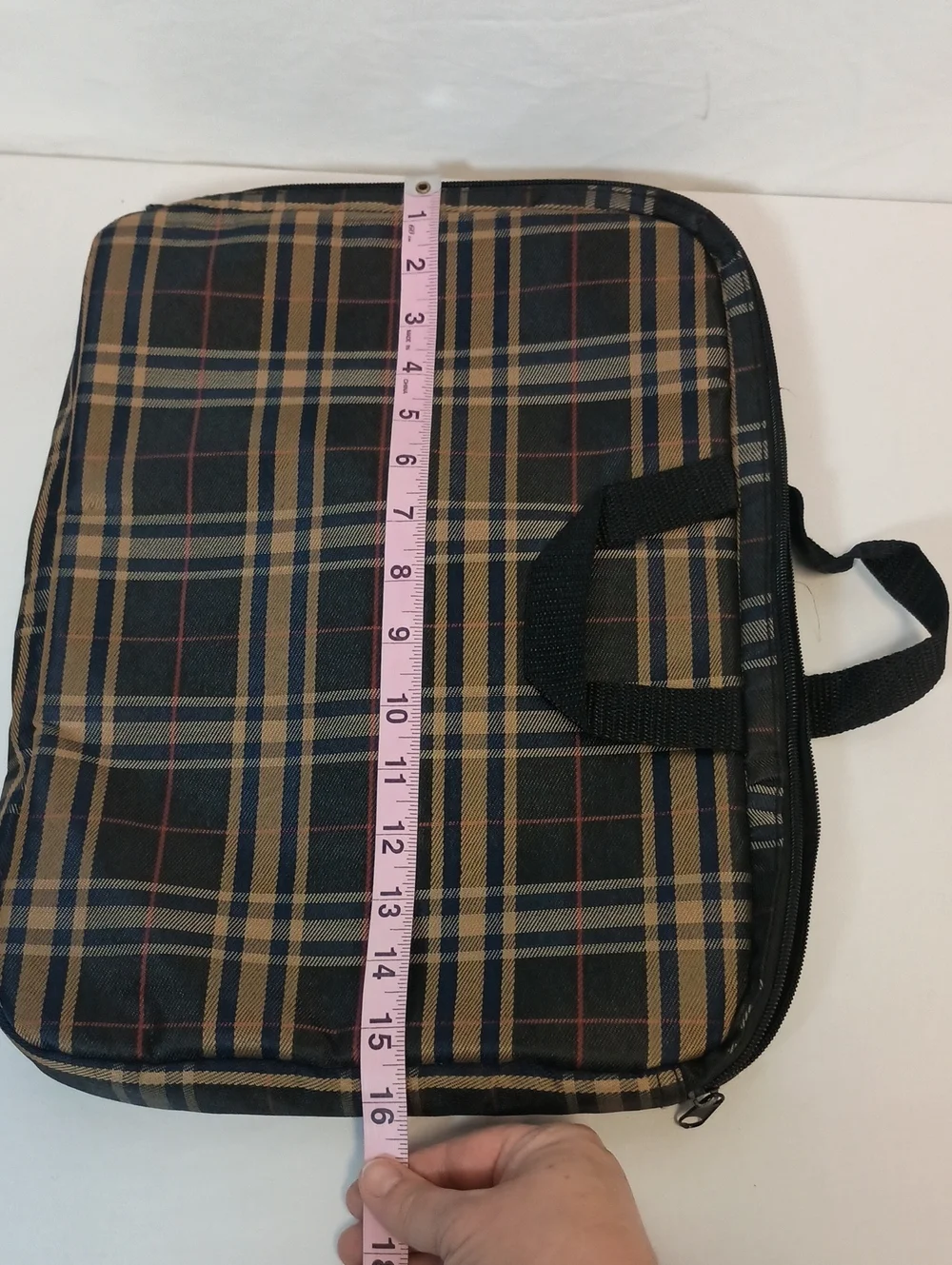 Plaid Laptop/Briefcase Carrying Soft Case Classic
